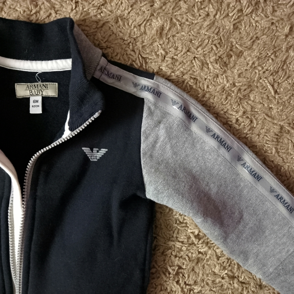 Boy's Emporio Armani Baby Track Jacket - NWOT - 6 Months
